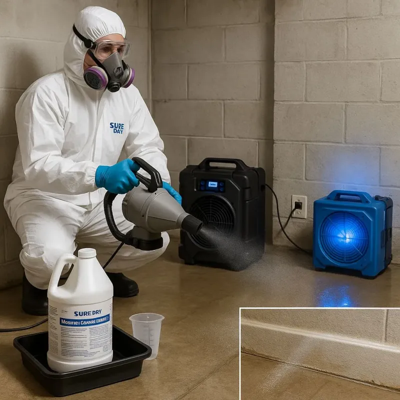Sanitization and Odor Removal process in Manassas, VA